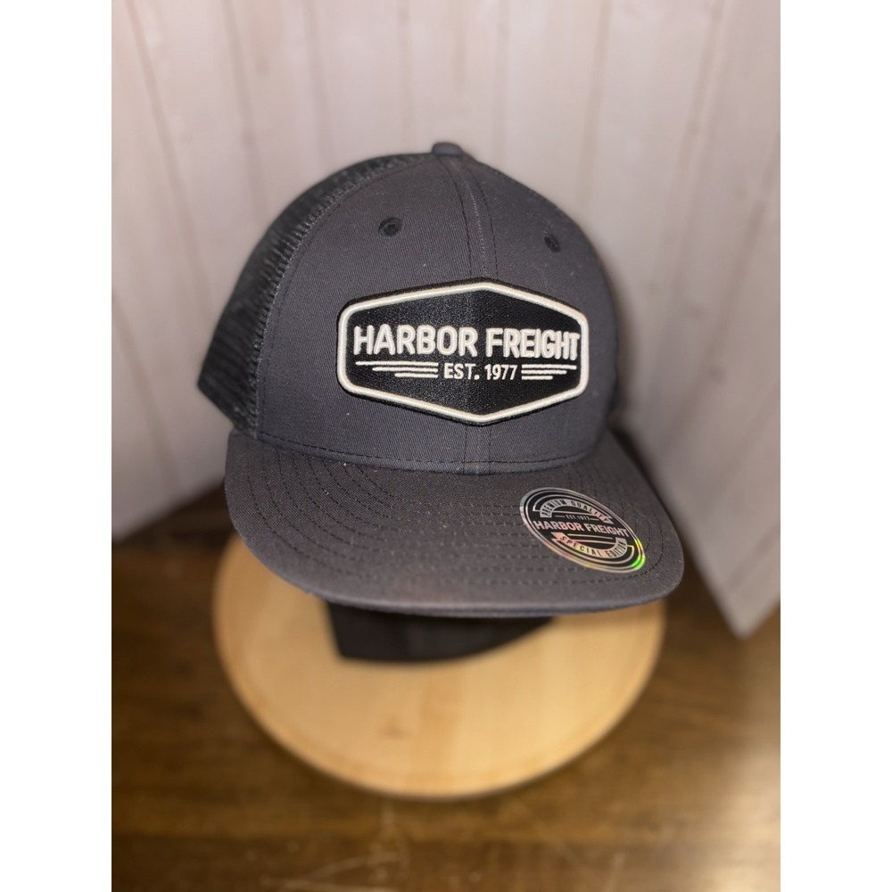 Special Edition Harbor Freight Trucker Hat Charcoal Gray Snapback Cap NEW